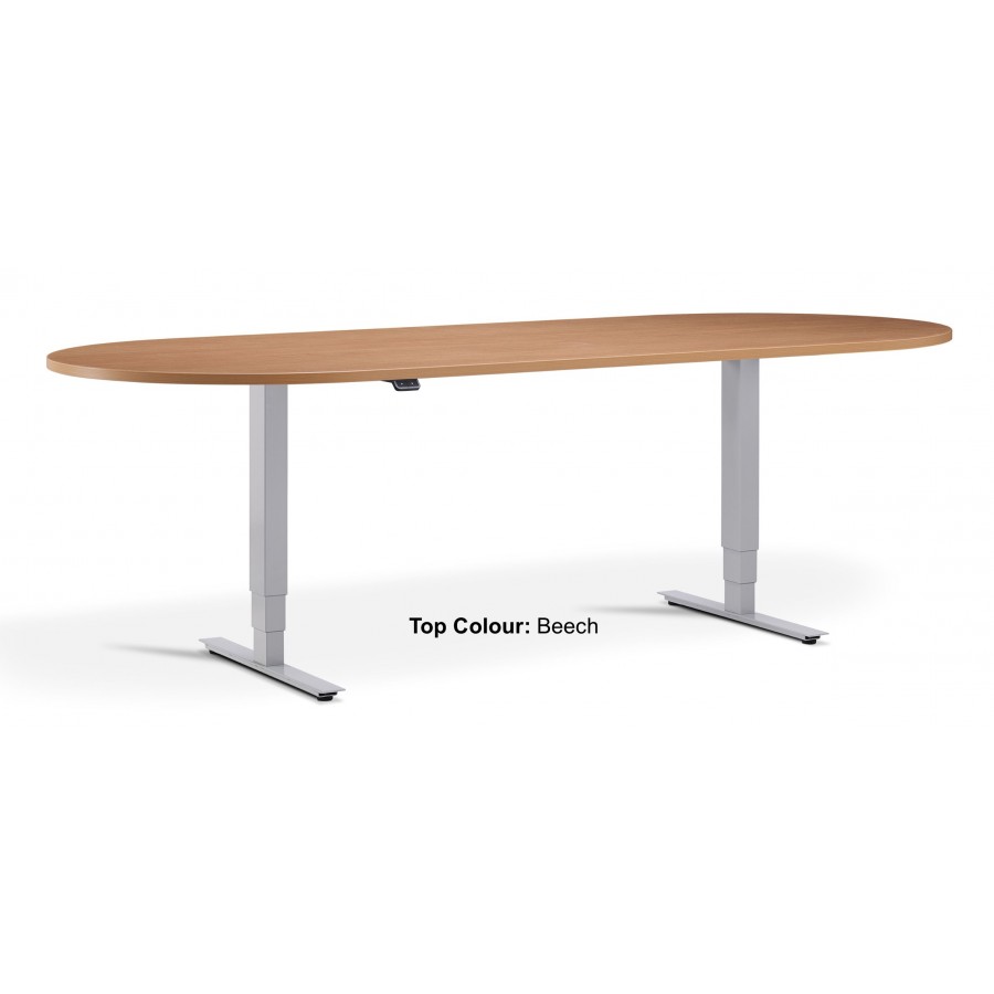 Advance 2400 Oval Height Adjustable Meeting Table